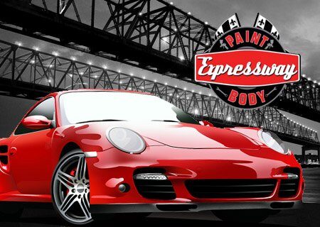 Expressway Paint portfolio work by DP1 DESIGN New Orleans