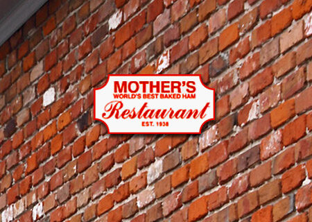 Mother's Restaurant - hero image from the DP1 DESIGN portfolio